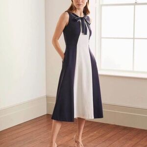 Boden Elise Ponte Colorblock Midi Dress US 10R
